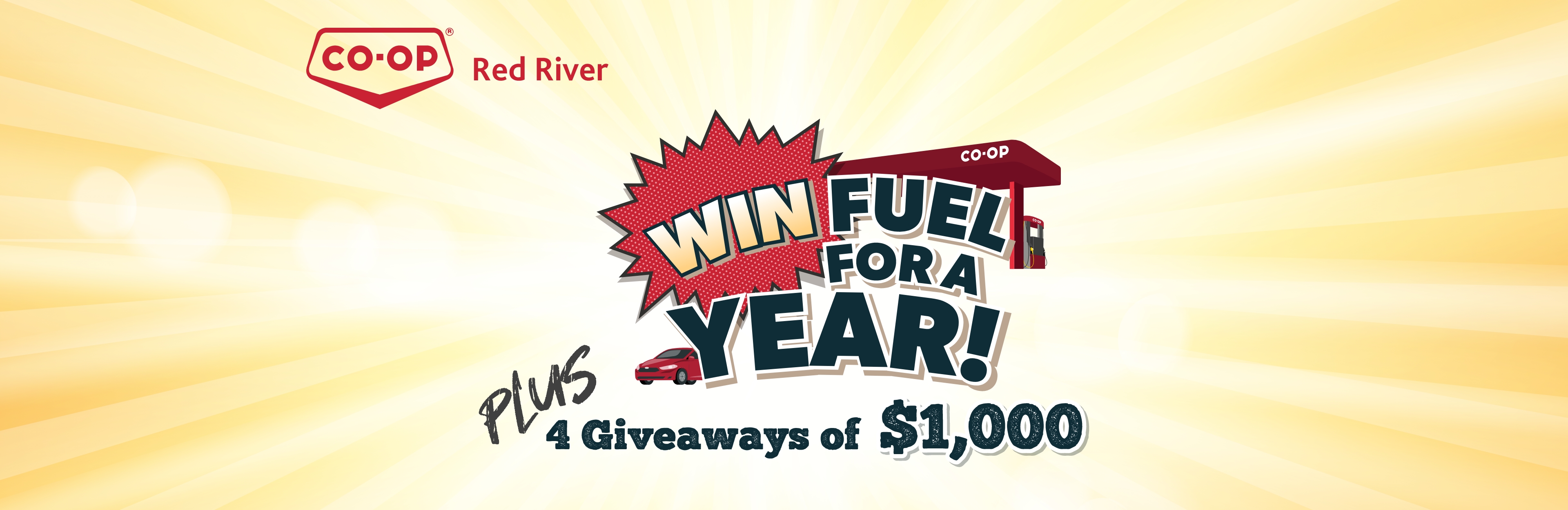 You could WIN Fuel for a year! Plus, 4 Giveaways of $1,000!